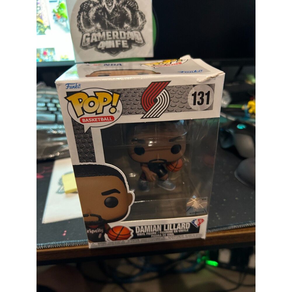 Funko Pop! NBA Damian Lilard Portland Trailblazers # 132 Rip City Jersey